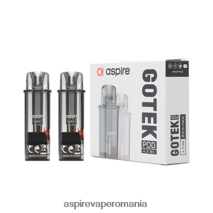 Aspire gotek pod (ediție re-umplută 4,5 ml) compilabil cu gotek x și gotek s - Aspire e cigi 0R88DJ232