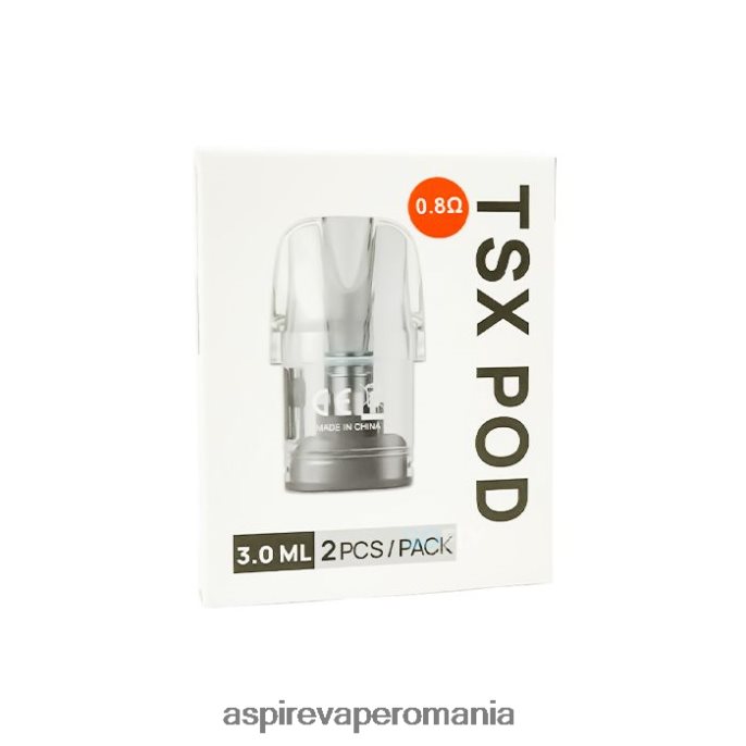 Aspire Tsx Pod 0,8 ohmi (3,0 ml)/2 bucăți per pachet (compatibil cu cyber s și cyber x) - Aspire vape flavors 0R88DJ233