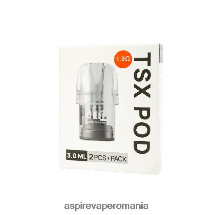 Aspire Tsx Pod 1,0 ohm (3,0 ml)/2 bucăți per pachet (compatibil cu cyber s și cyber x) - Aspire vape bucharest 0R88DJ234